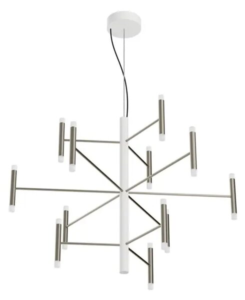 PERLA VISEĆA SVJETILJKA IP20/8110lm/3000K BIJELA,Brushed CRNA Nickel LL9755