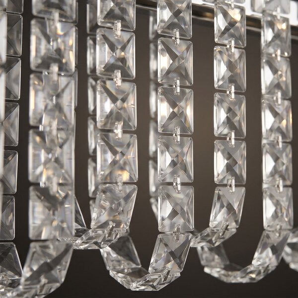 LED kristalna viseća svjetiljka SWE073-CP 60cm Chrome