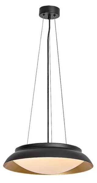 HAFSA VISILICA LED 24/CRNA/ ZLATNO/IP20/1250lm RA72134