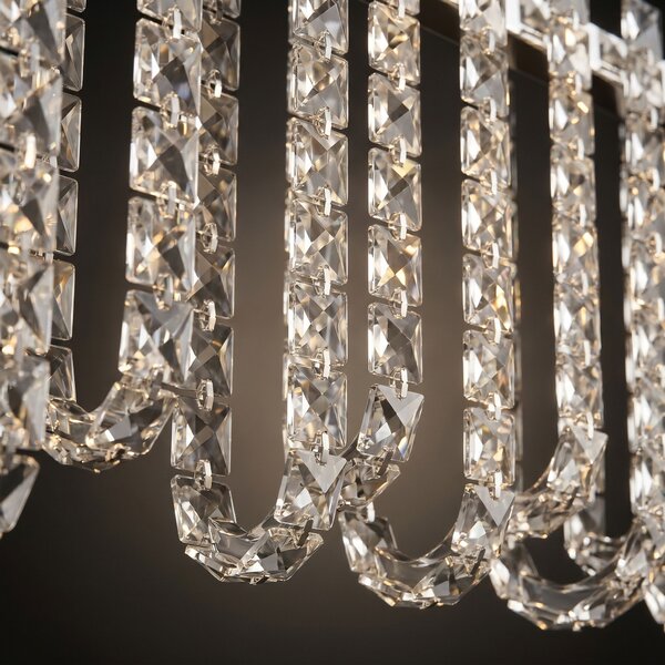LED kristalna viseća svjetiljka SWE073-CP 60cm Chrome