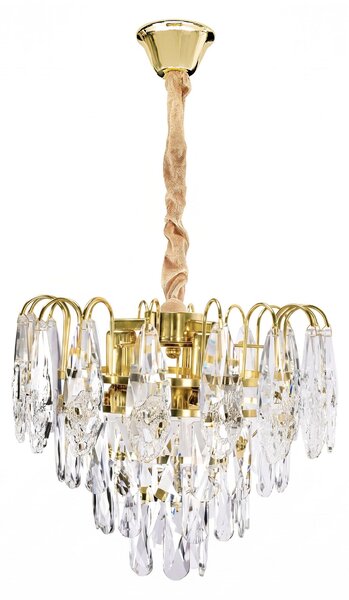 Kristalna viseća svjetiljka SWE078-CP 30cm GOLD
