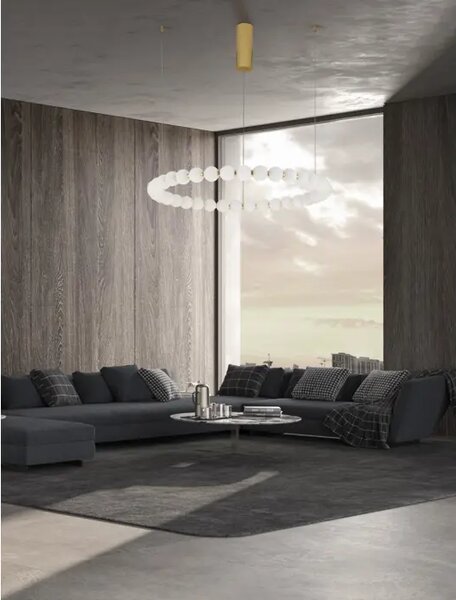 PERLA VISILICA LED 72W/3000K/6492lm/DIMM/IP20/ZLATNA NL9695231