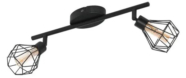 REFLEKTOR 2xLED G9, 2X3W, 2X360lm, CRNA/ČELIK/AMBER STAKLO ZAPATA 1 32766