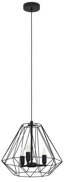 VISILICA 1xE27 CRNA TARLE 43845