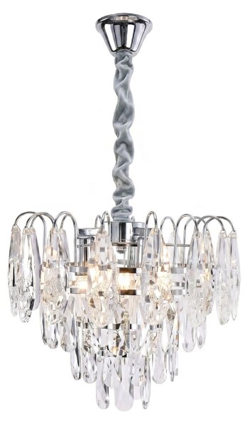 Kristalna viseća svjetiljka SWE077-CP 30cm Chrome