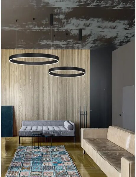MOTIF VISILICA LED 40W/3000K/2943lm/DIMM/IP20/CRNA NL9190840