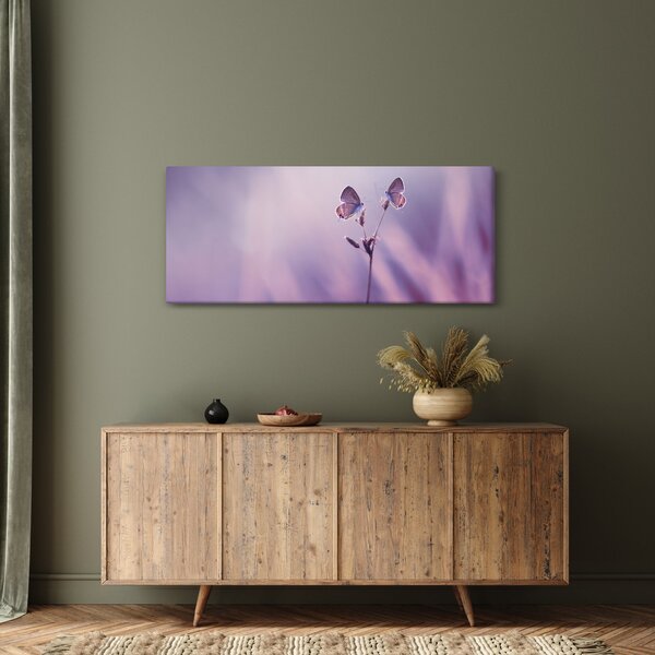 Slika - Ljubičasti leptirići (120x50 cm)