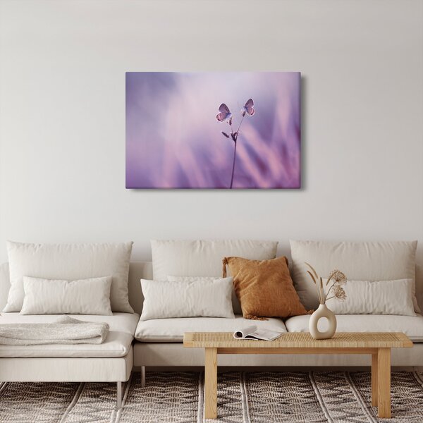 Slika - Ljubičasti leptirići (90x60 cm)