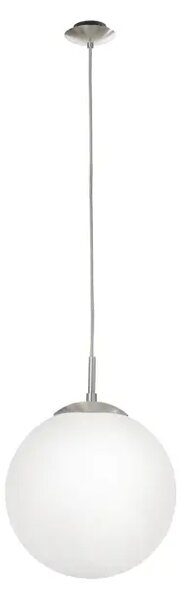 VISILICA 1xE27 fi250 NIKL-MAT-OPAL RONDO 85262