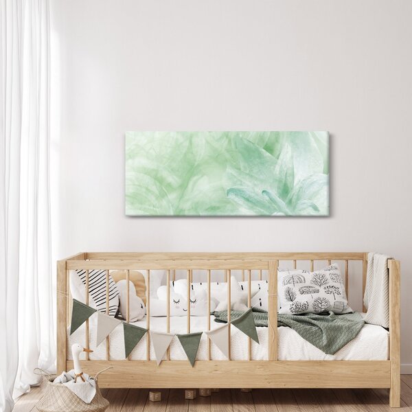 Slika - Zeleni cvijet (120x50 cm)