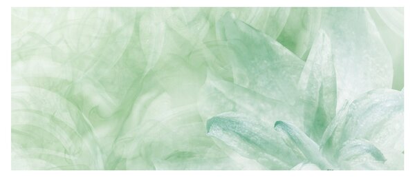 Slika - Zeleni cvijet (120x50 cm)