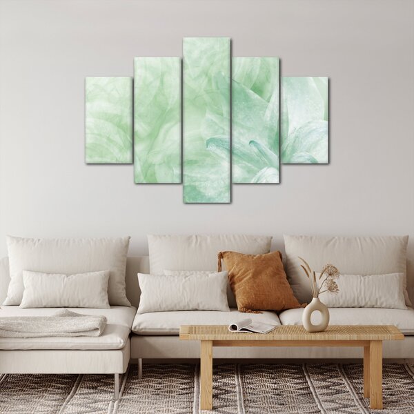 Slika - Zeleni cvijet (150x105 cm)