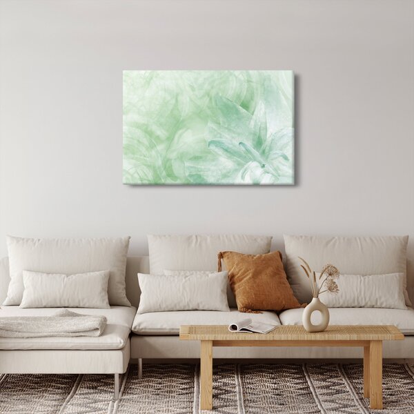 Slika - Zeleni cvijet (90x60 cm)