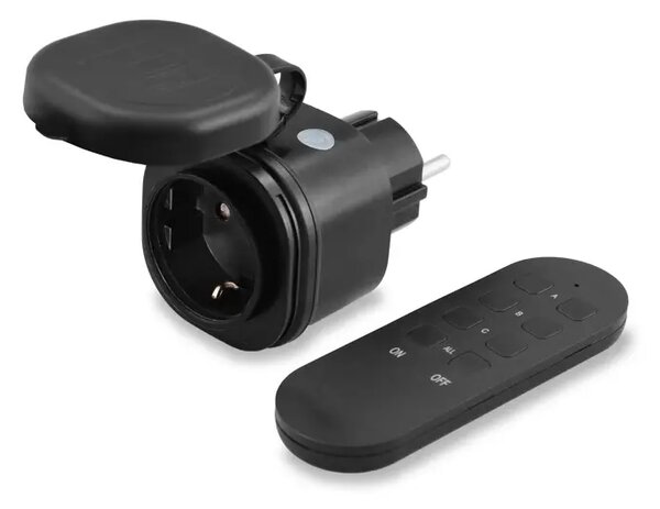 265-117 UTIČNICA S DALJINSKIM UPRAVLJAČEM DOMET 40, 16 A 230 V~50 HZ, MAX. 3680 3856024405928