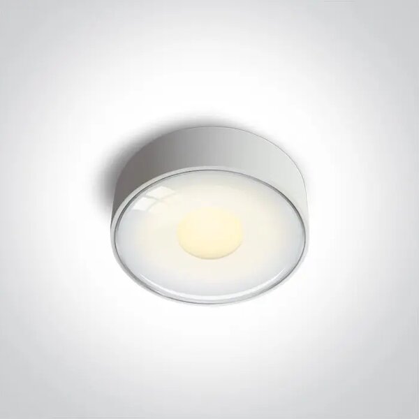 PLAFONJERA LED/6W/480lm/3000K/230V IP65 107mm BIJELA DM67484/W/W