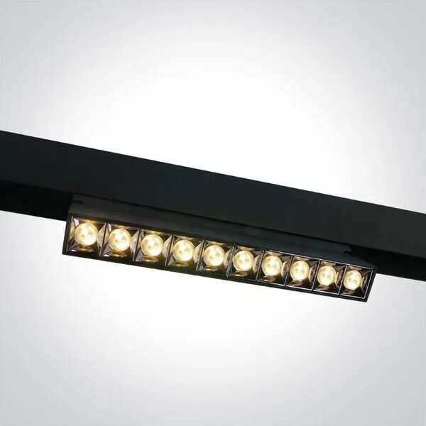 LINEARNA LED SVJETILJKA MAGNET 22W/3000K/1760lm/38°/48V DALI CRNA DM42106BL/B/W