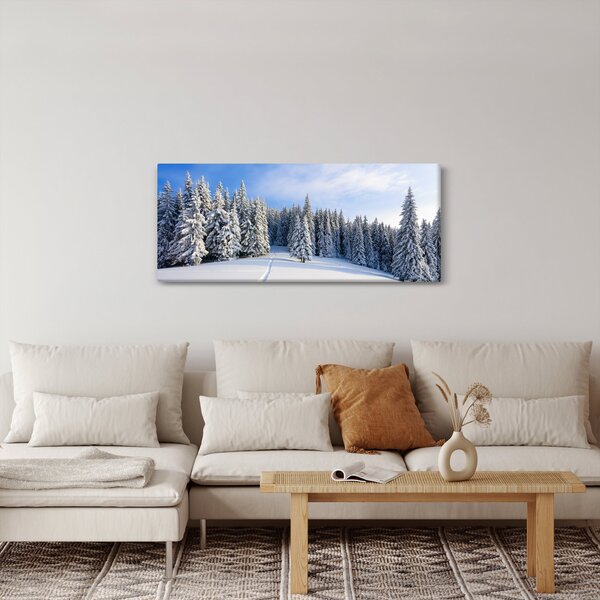 Slika - Zima u šumi (120x50 cm)