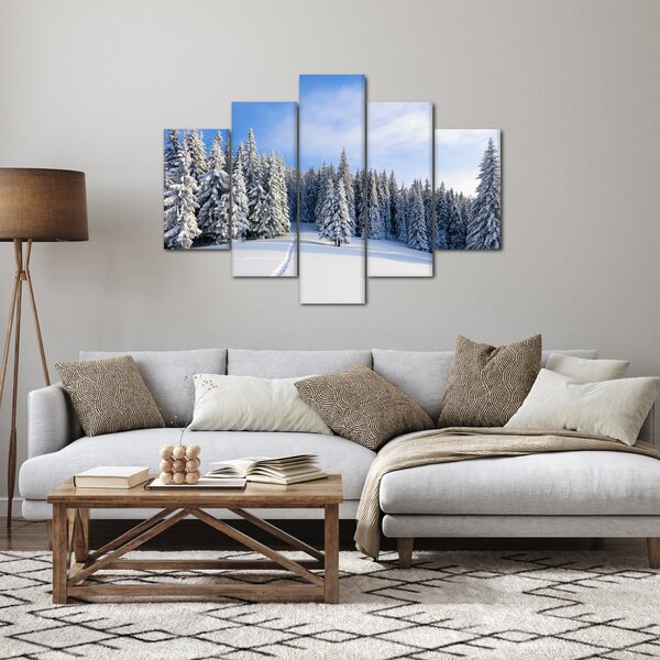 Slika - Zima u šumi (150x105 cm)
