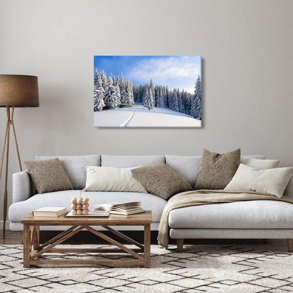 Slika - Zima u šumi (90x60 cm)