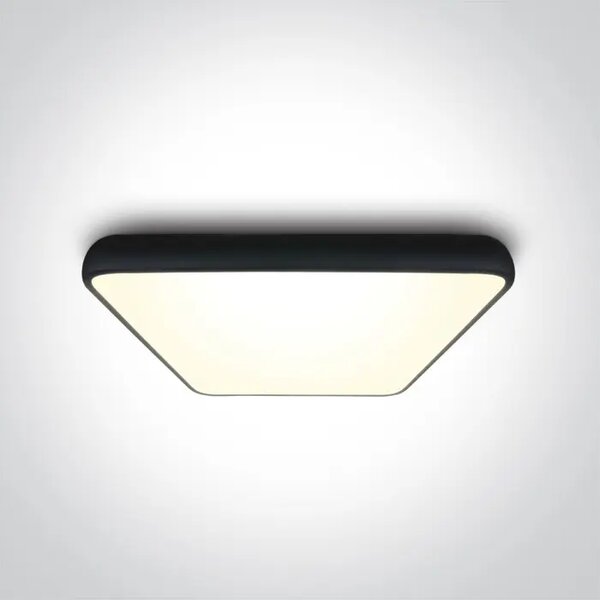 PLAFONJERA LED 62W/3600lm/3000K/120ST. CRNA KOCKASTA DM62160A/B/W