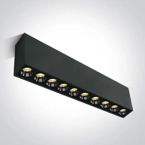 STROPNA SVJETILJKA LED/24W/3000K/1700lm/230V 38' IP20 CRNA DARK LIGHT DM12124H/B/W
