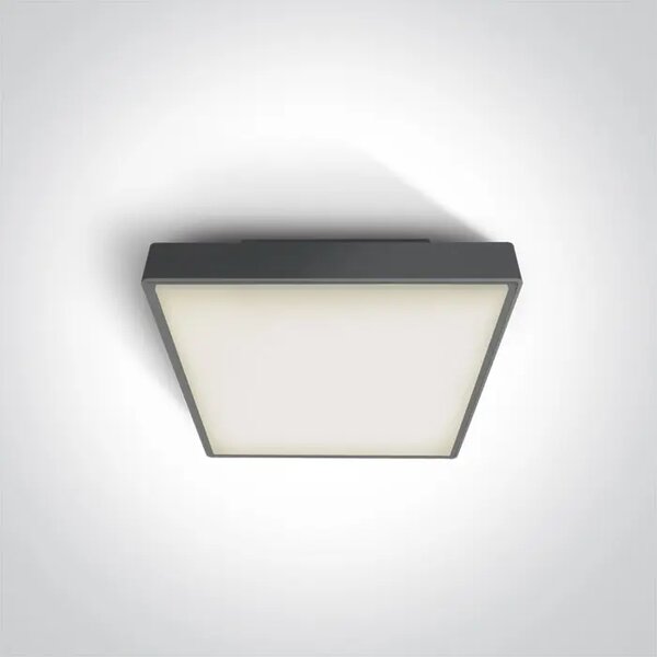 PLAFONJERA LED 1×E27/18W/PLC/230V IP65 ANTRACIT DM67282E/AN