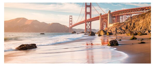 Slika - Golden Gate Bridge (120x50 cm)