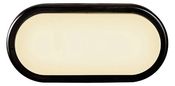 CUBA OUTDOOR ENERGY OVAL ZIDNA SVJETILJKA CRNA LED IP54 2019181003
