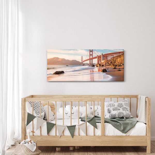 Slika - Golden Gate Bridge (120x50 cm)