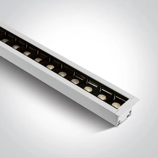 UGRADBENA SVJETILJKA BIJELA 48pcs SPOTS LED 40W 34d CCTV PV LINEAR 230V DM38145BR/W/V