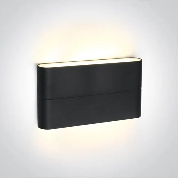 ZIDNA SVJETILJKA LED/2x6W/3000K/2x420lm/230V/IP54 ANTRACIT DM67376A/AN/W
