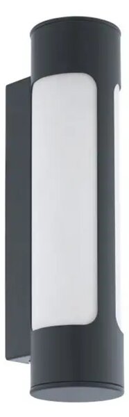 VANJSKA ZIDNA LAMPA 2xLED 2X6W, ANTRACIT/BIJELA TONEGO 97119