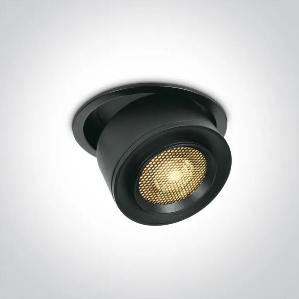 UGRADBENA SVJETILJKA LED/15W/3000K/1500lm/15-45°/240V IP20 CRNA DM11115G/B/W