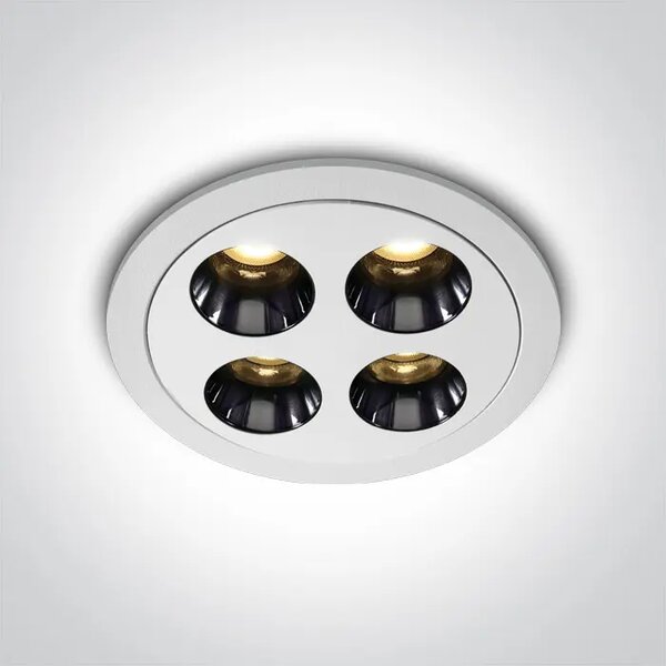 UGRADBENA SVJETILJKA LED 10W WW IP20 38deg 230V DARK LIGHT BIJELA DM10110H/W/W
