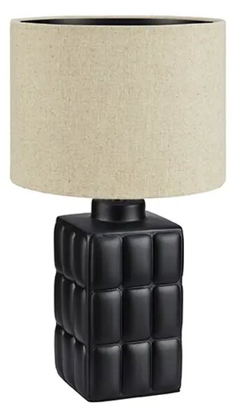 CUSCINI STOLNA LAMPA CRNA/BEŽ E14 MA108248