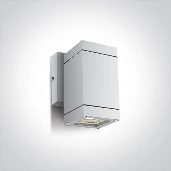 ZIDNA SVJETILJKA 1xGU10/35W/230V/IP54 BIJELA DM67130F/W