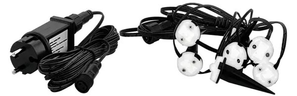 VANJSKA/PODNA/6, LED 6X0,4W, IP65, CRNA SPINETOLI 2 900117