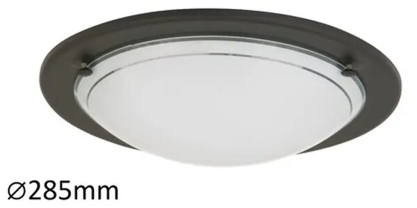 UFO STROPNA SVJETILJKA E27 1X MAX 60/CRNA/IP20 RA5103