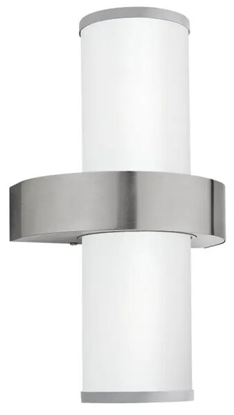 VANJSKA ZIDNA LAMPA 2x E27 ČELIK/SREBRO BEVERLY 86541