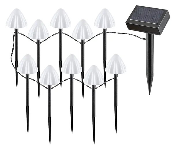 SKADAR SOLARNA SVJETILJKA LED 2/CRNA/IP44/1lm RA77007