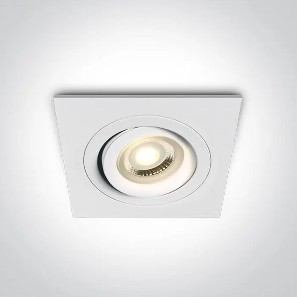 UGRADBENA SVJETILJKA 1×GU10/50W/MR16/230V IP20 BIJELA DM51105ABG/W