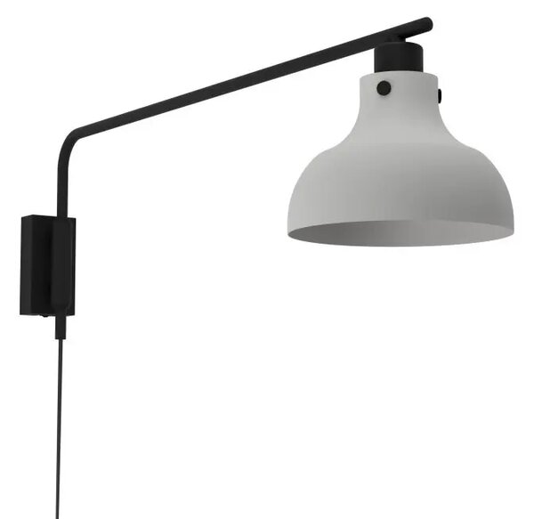 ZIDNA LAMPA 1xE27 CRNO/SIVA MATLOCK 43843