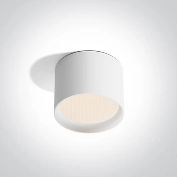 STROPNA SVJETILJKA LED/12W/CCT/1200lm/120°/230V UGR19 fi100×75mm IP44 BIJELA DM12112D/W/V