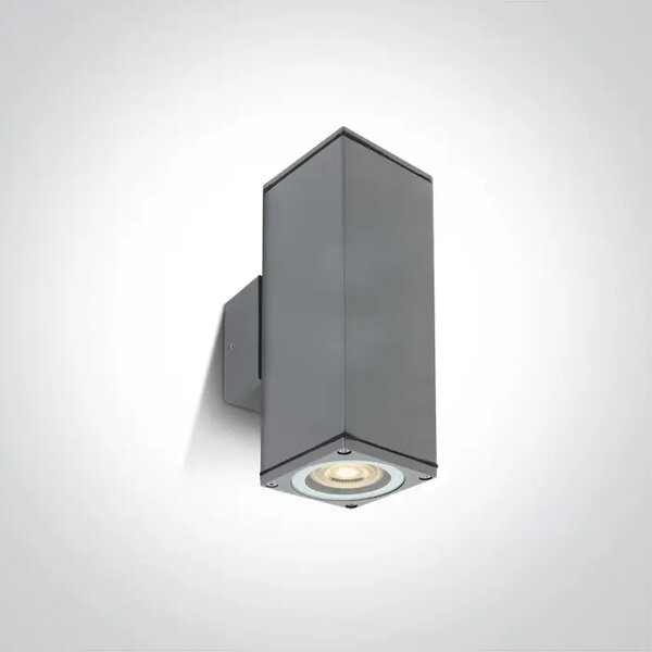 ZIDNA SVJETILJKA 2xGU10 10w IP54 100-240V SIVA DM67426C/G