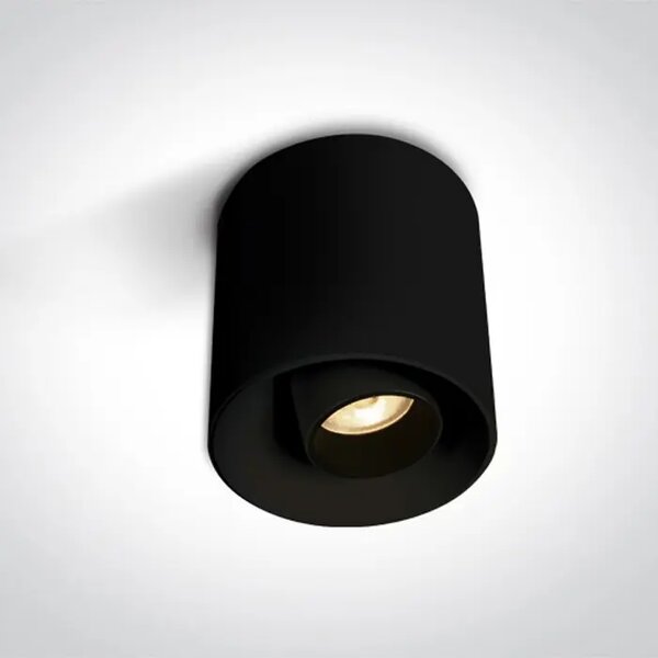 STROPNA LAMPA LED 8W WW IP20 36deg 230V CRNA DM12108T/B/W