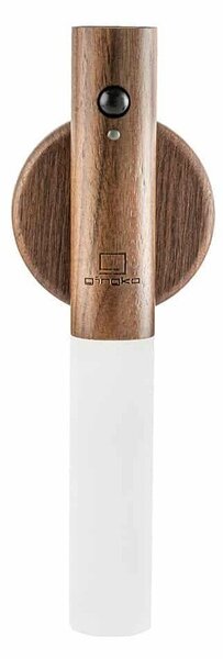 Smeđa LED zidna lampa s USB Baton – Gingko
