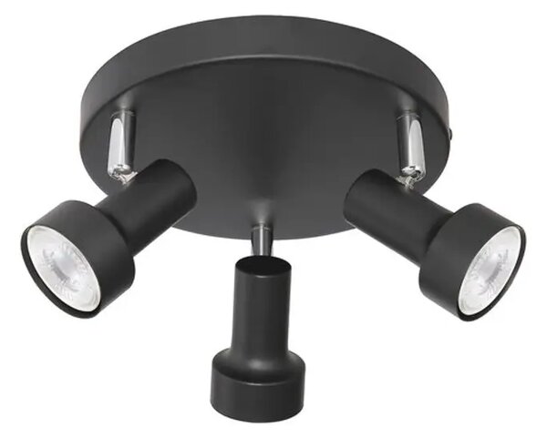 KONRAD REFLEKTOR GU10 3X MAX 50/CRNA/IP20 RA5324