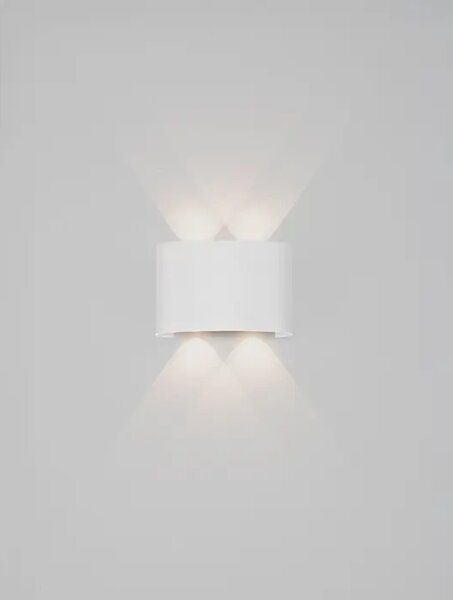 DUOMO VANJSKA ZIDNA LED SVJETILJKA 5Watt 400Lm IP54 3000K BIJELA NL9050730
