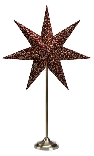 BAROQUE STOLNA LAMPA ZVIJEZDA BORDO/ANTIQUE 45cm 1x25W/E14/2,5m MA705313