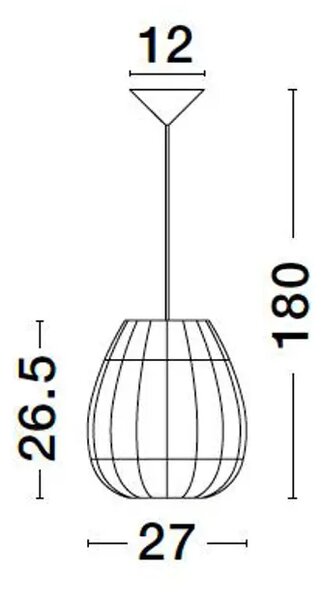 MARLO VISILICA E27 /IP20/RATAN NL9586500